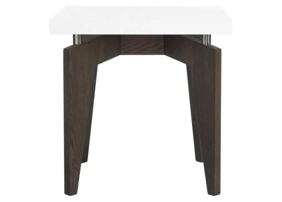 JOSEF RETRO LACQUER FLOATING TOP LACQUER END TABLE