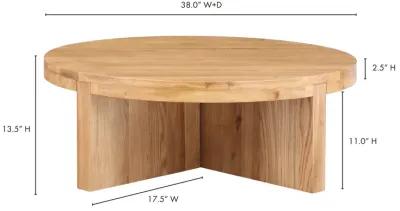 FOLKE ROUND COFFEE TABLE