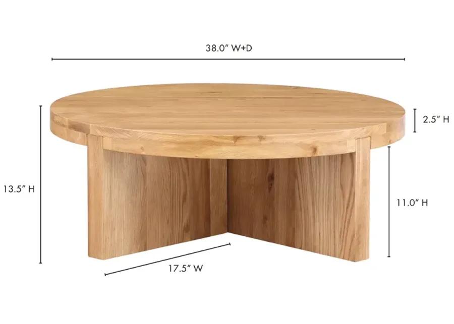 FOLKE ROUND COFFEE TABLE