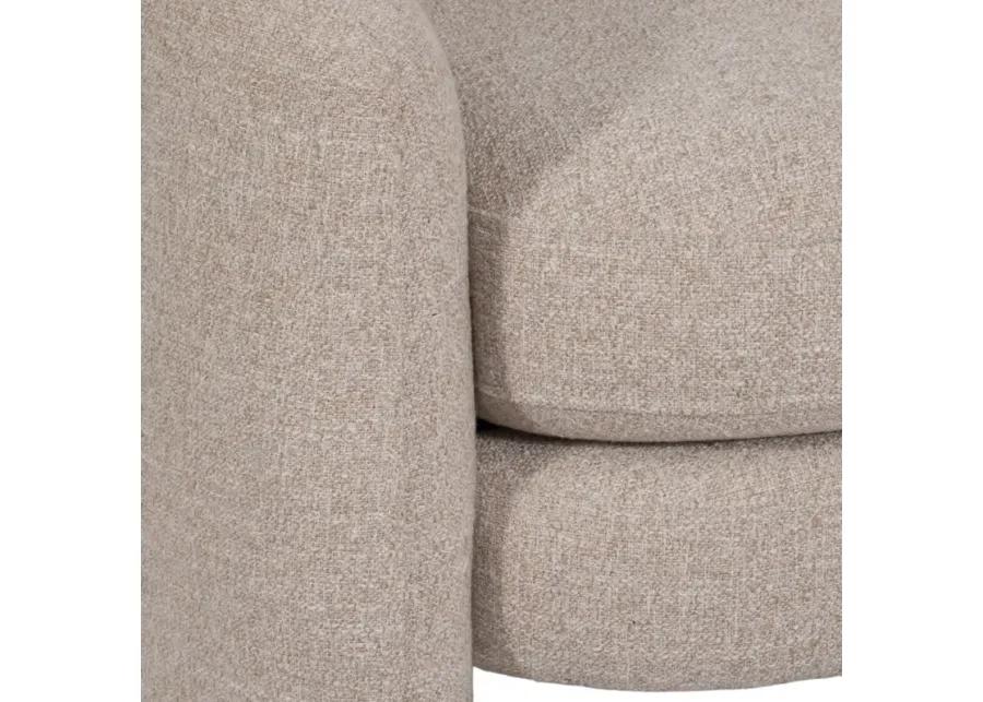 Barrel Arm Chair, Beige