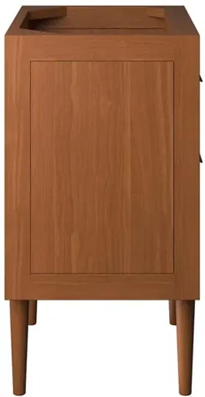 Cassia 24" Teak Wood Bathroom Vanity Cabinet (Sink Basin Not Included)