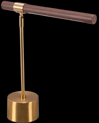 Kippy Table Lamp Brown & Brass