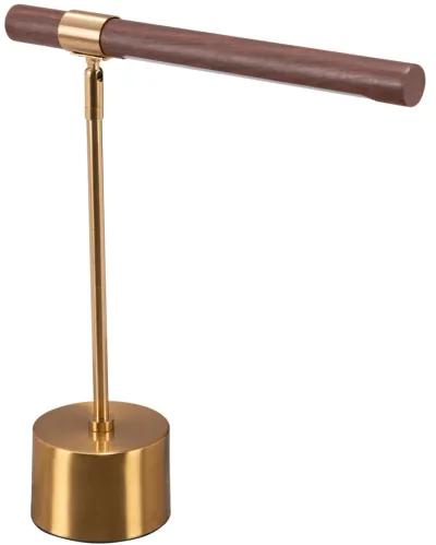 Kippy Table Lamp Brown & Brass