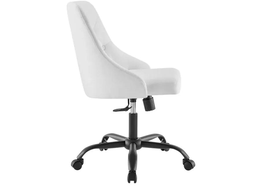 Distinct Tufted Swivel Upholstered Office Chair