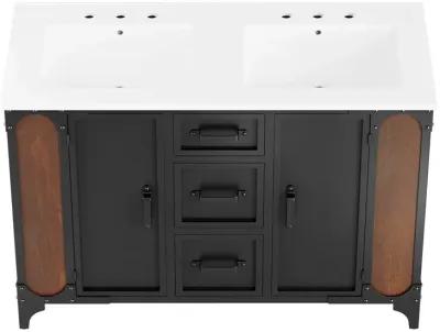 Steamforge 48" Double Sink Bathroom Vanity