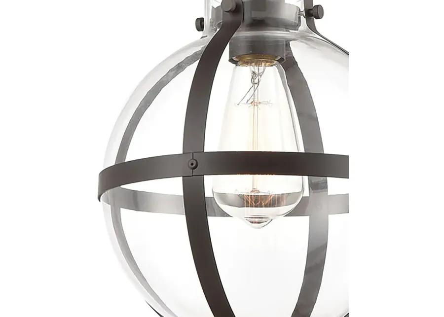 Cusp 9" Wide 1-Light Mini Pendant - Oil Rubbed Bronze