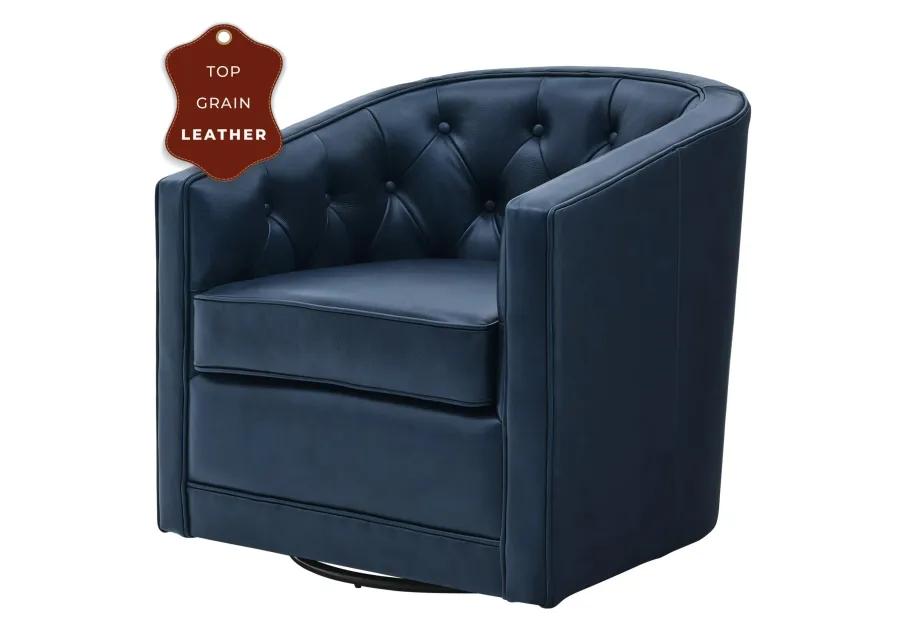 Walsh Leather Swivel Chair