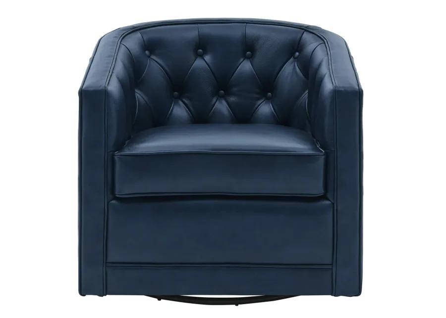 Walsh Leather Swivel Chair