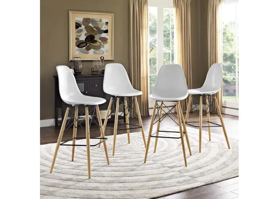 Pyramid Dining Side Bar Stool Set of 4