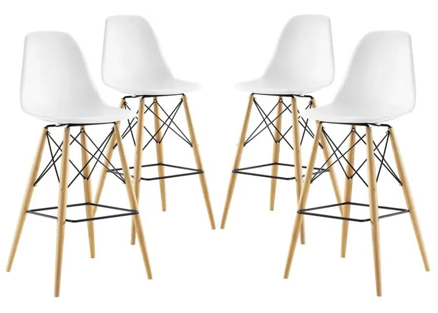 Pyramid Dining Side Bar Stool Set of 4