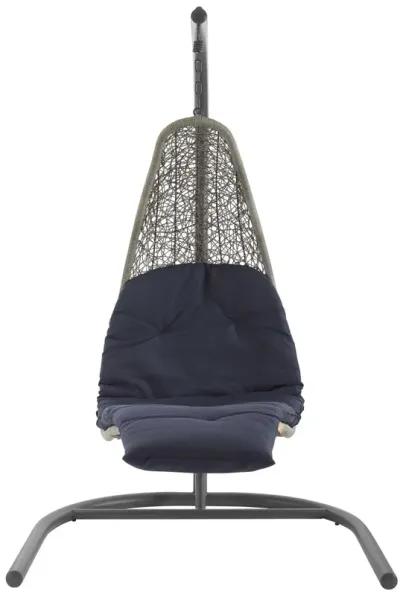 Landscape Hanging Chaise Lounge Outdoor Patio Swing Chair