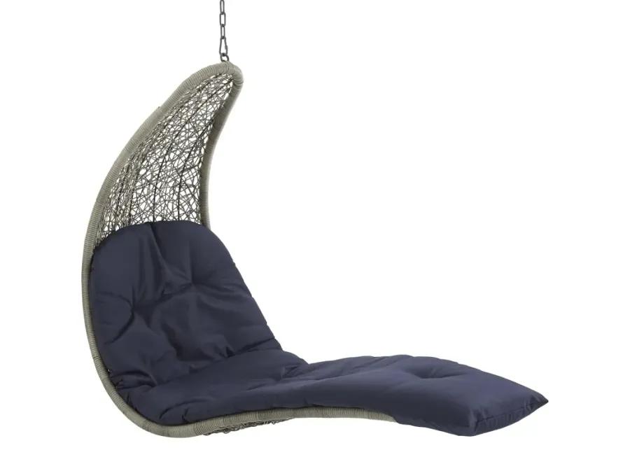 Landscape Hanging Chaise Lounge Outdoor Patio Swing Chair