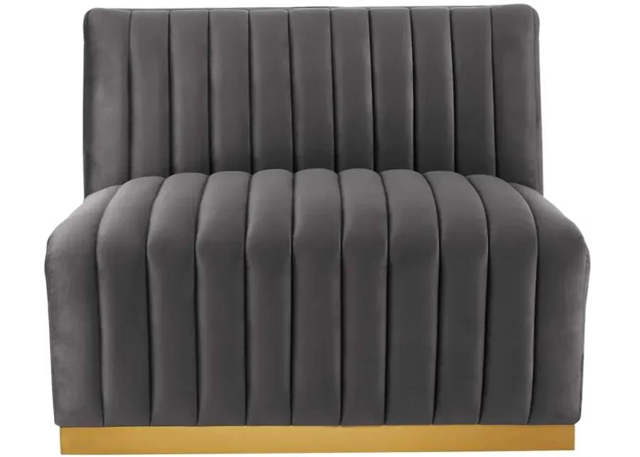 Conjure Channel Tufted Performance Velvet Sofa