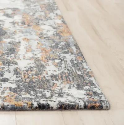 Logan Gray/Multi Abstract Recycled Polyester 5'2" x 7'9" Rectangle Rug