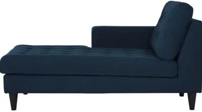 Empress Left-Arm Upholstered Fabric Chaise