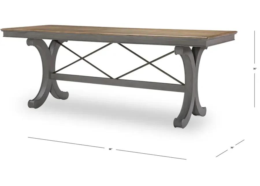 Kingston (Sandalwood Brown + Tweed Gray) Table