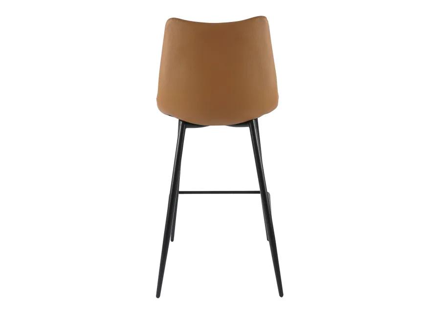 ALIBI COUNTER STOOL TAN-SET OF TWO