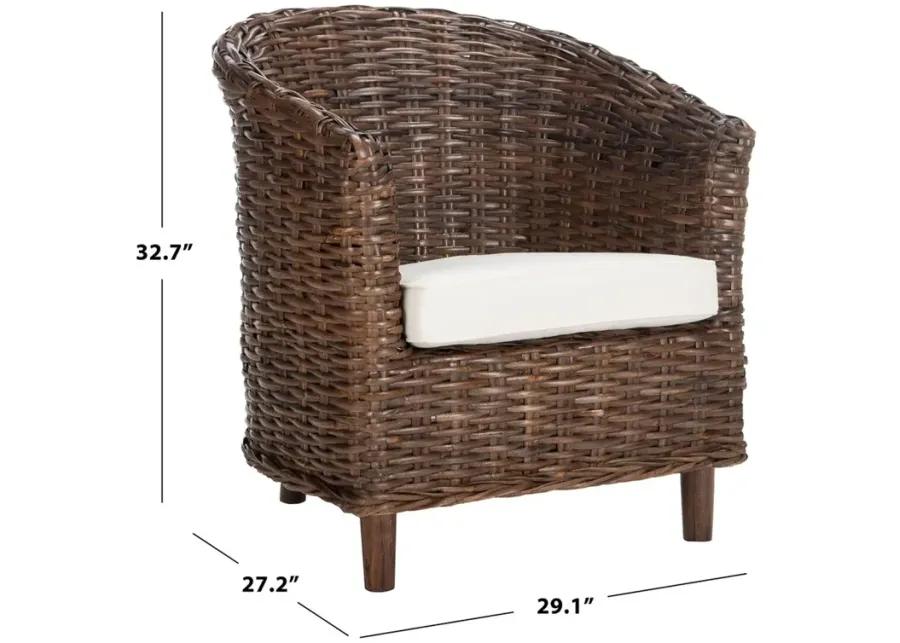 OMNI RATTAN BARREL CHAIR 