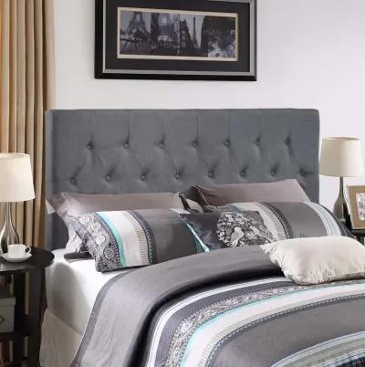 Clique Queen Upholstered Fabric Headboard