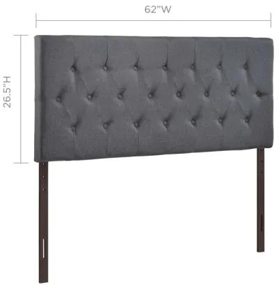 Clique Queen Upholstered Fabric Headboard