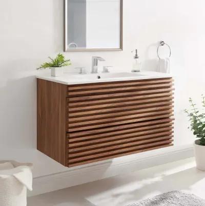 Render 36" Wall-Mount Bathroom Vanity