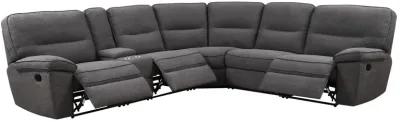 Alberta 6 Piece Modular Reclining Sectional Set