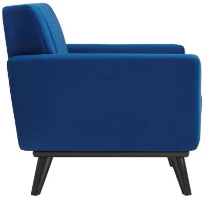 Engage Channel Tufted Performance Velvet Armchair