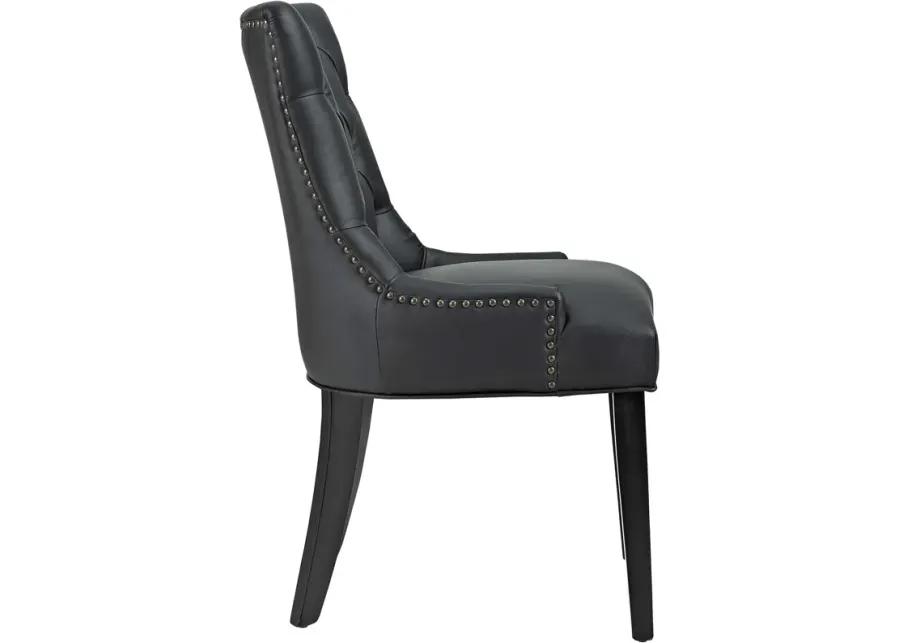 Regent Tufted Faux Leather Dining Chair