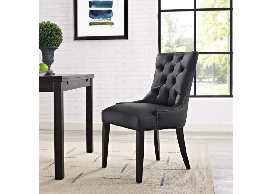 Regent Tufted Faux Leather Dining Chair