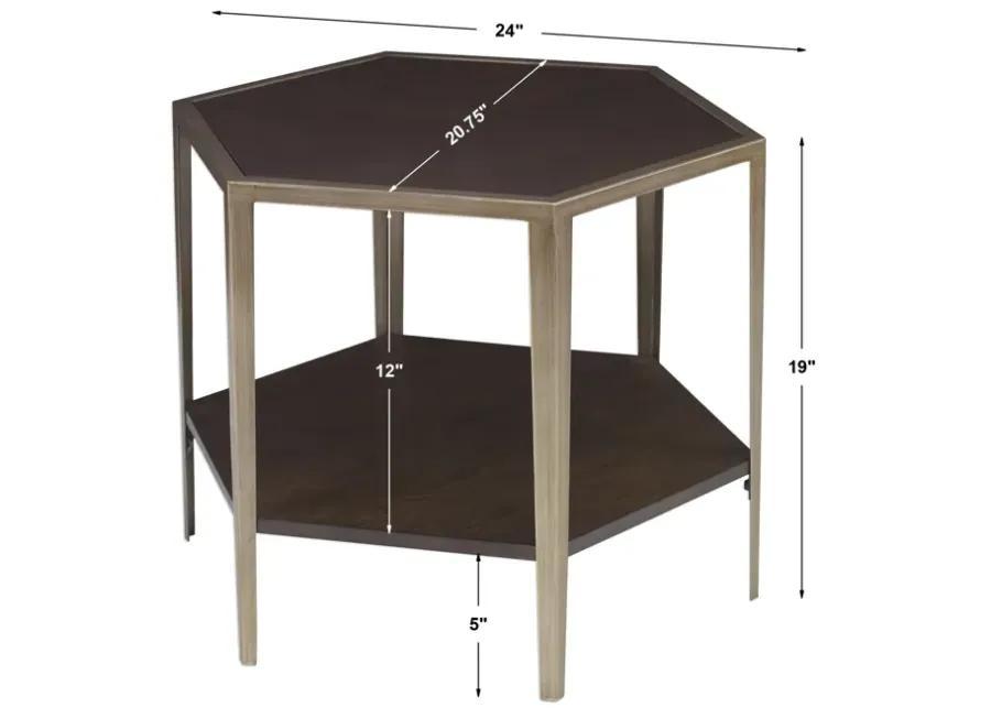 Alicia Geometric Accent Table