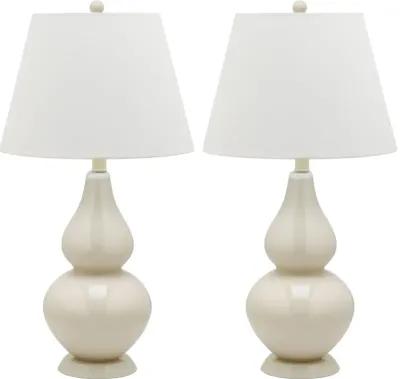 Cybil 26-Inch H Double Gourd Lamp - Set of 2