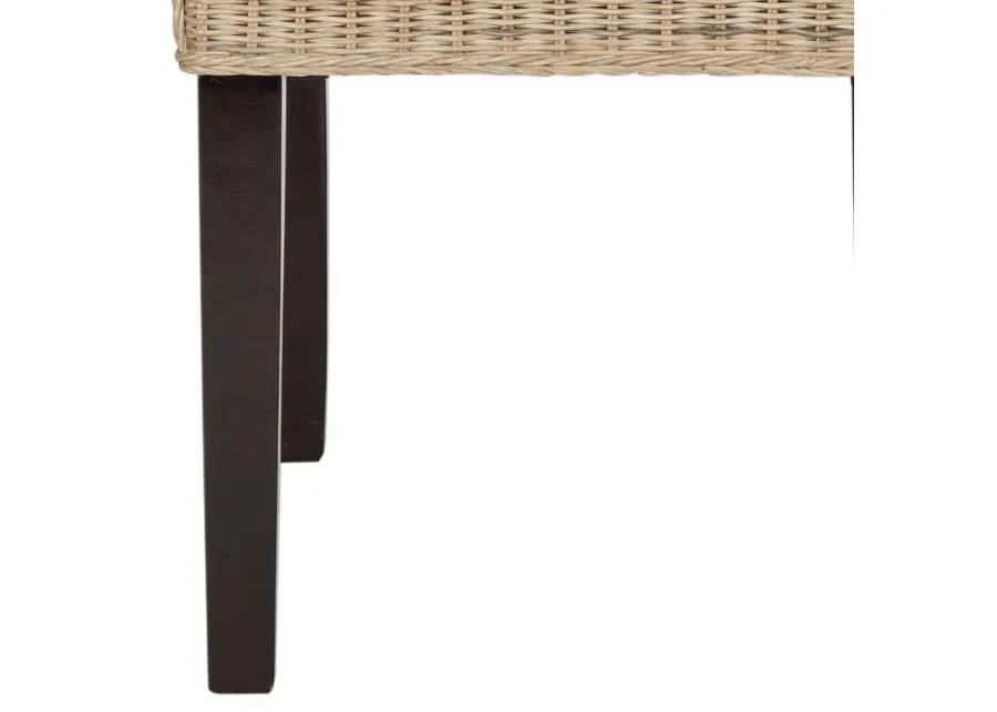 ODETTE 19''H WICKER DINING CHAIR - Set of 2