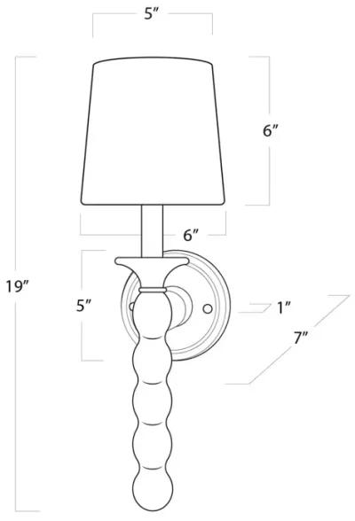 Coastal Living Perennial Sconce (Natural)