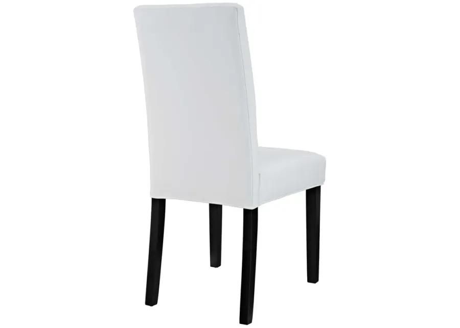 Confer Dining Side Chair Vinyl Set of 2