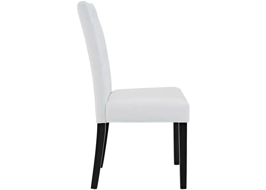 Confer Dining Side Chair Vinyl Set of 2