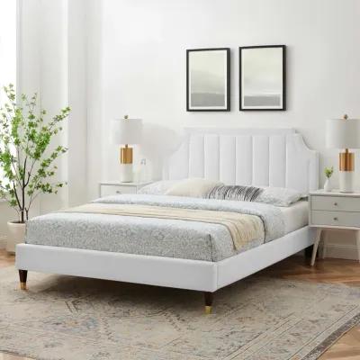 Sienna Performance Velvet King Platform Bed