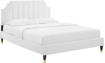 Sienna Performance Velvet King Platform Bed