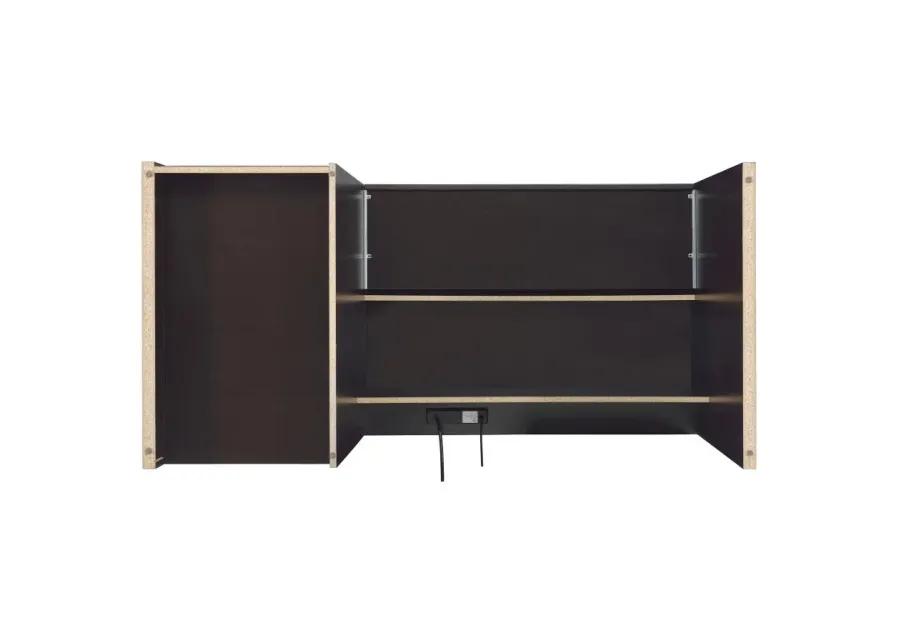 Halston 3-drawer Connect-it Office Desk Cappuccino