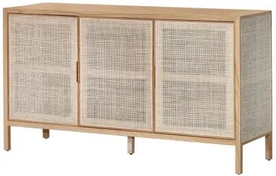 Rattan 3 Door Sideboard - Natural