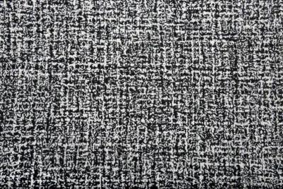 Brindleton Black/White Tweed Wool 2'6" x 8' Runner Rug