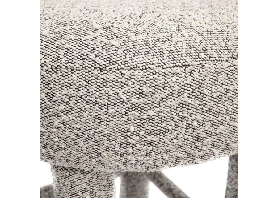 Carmel Black & White Boucle Counter Stool