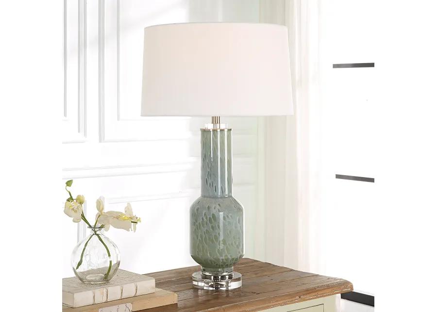 Imperia Aqua Gray Table Lamp