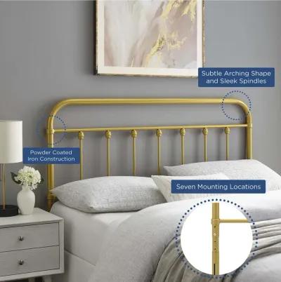 Sage King Metal Headboard