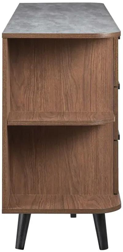 Langston Open Display Storage Sideboard