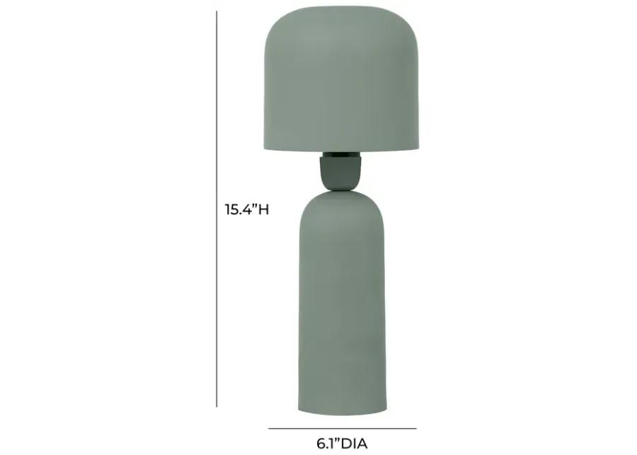 Shroom Green Metal Table Lamp