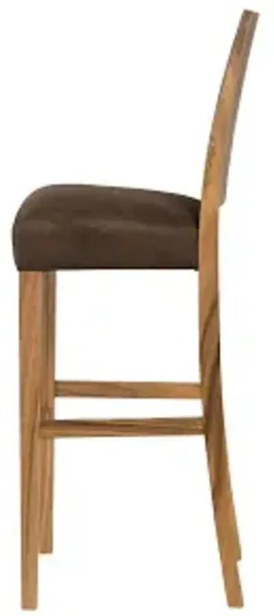 ophelia bar stool, chamcha wood, natural