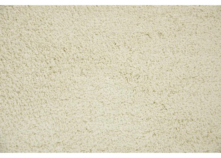 Whistler Ivory Solid Polyester 5' x 7'6" Rectangle Rug