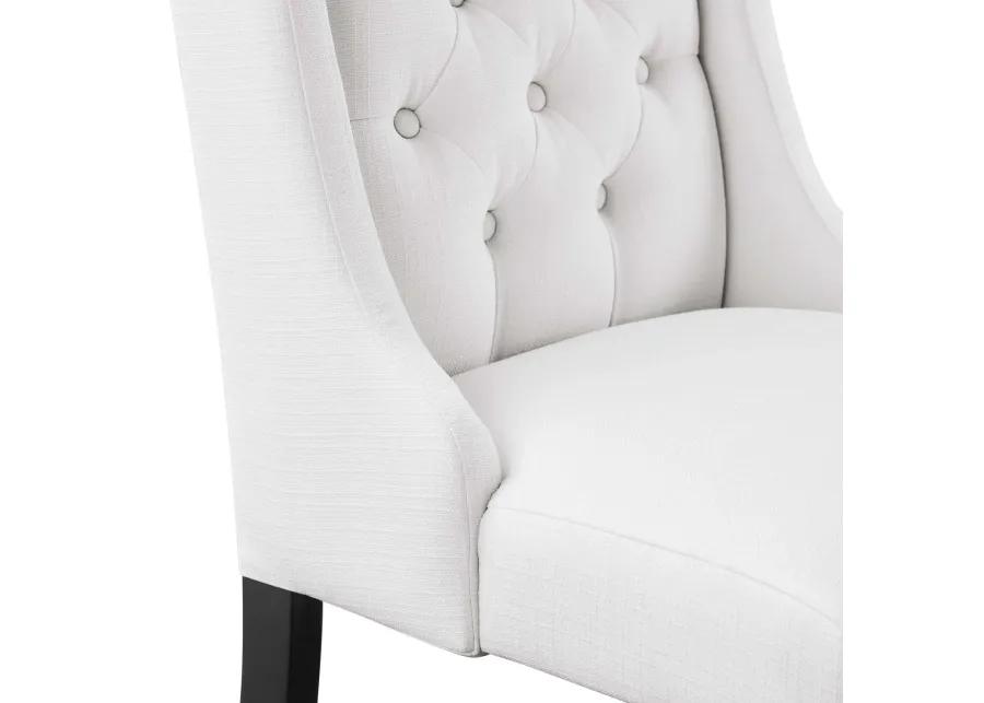 Baronet Button Tufted Fabric Dining Chair