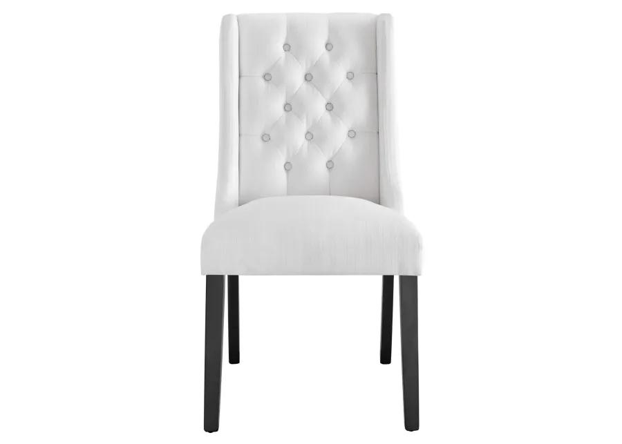 Baronet Button Tufted Fabric Dining Chair