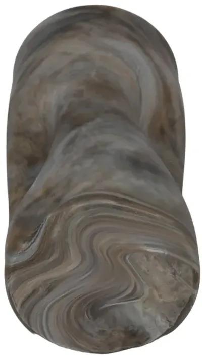 10" Dimpled Alabaster Finish Vase, Multi